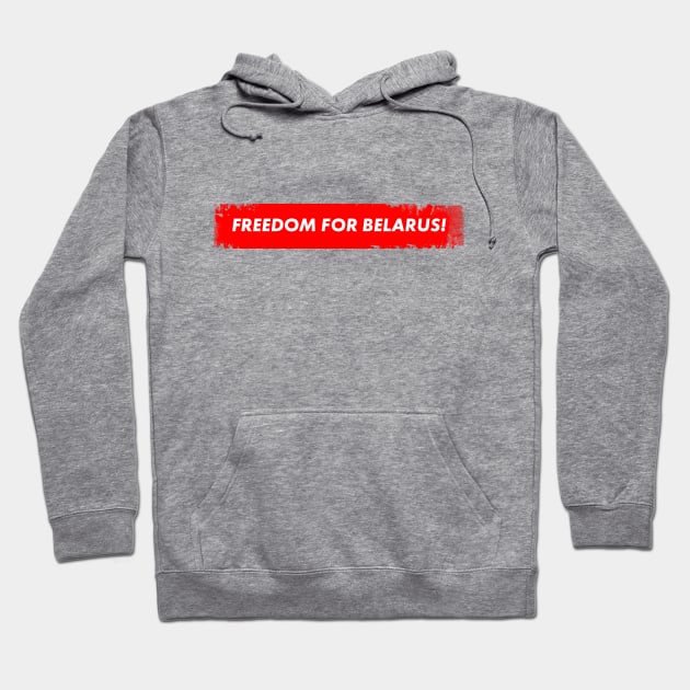 Freedom for Belarus Hoodie by PeachAndPatches